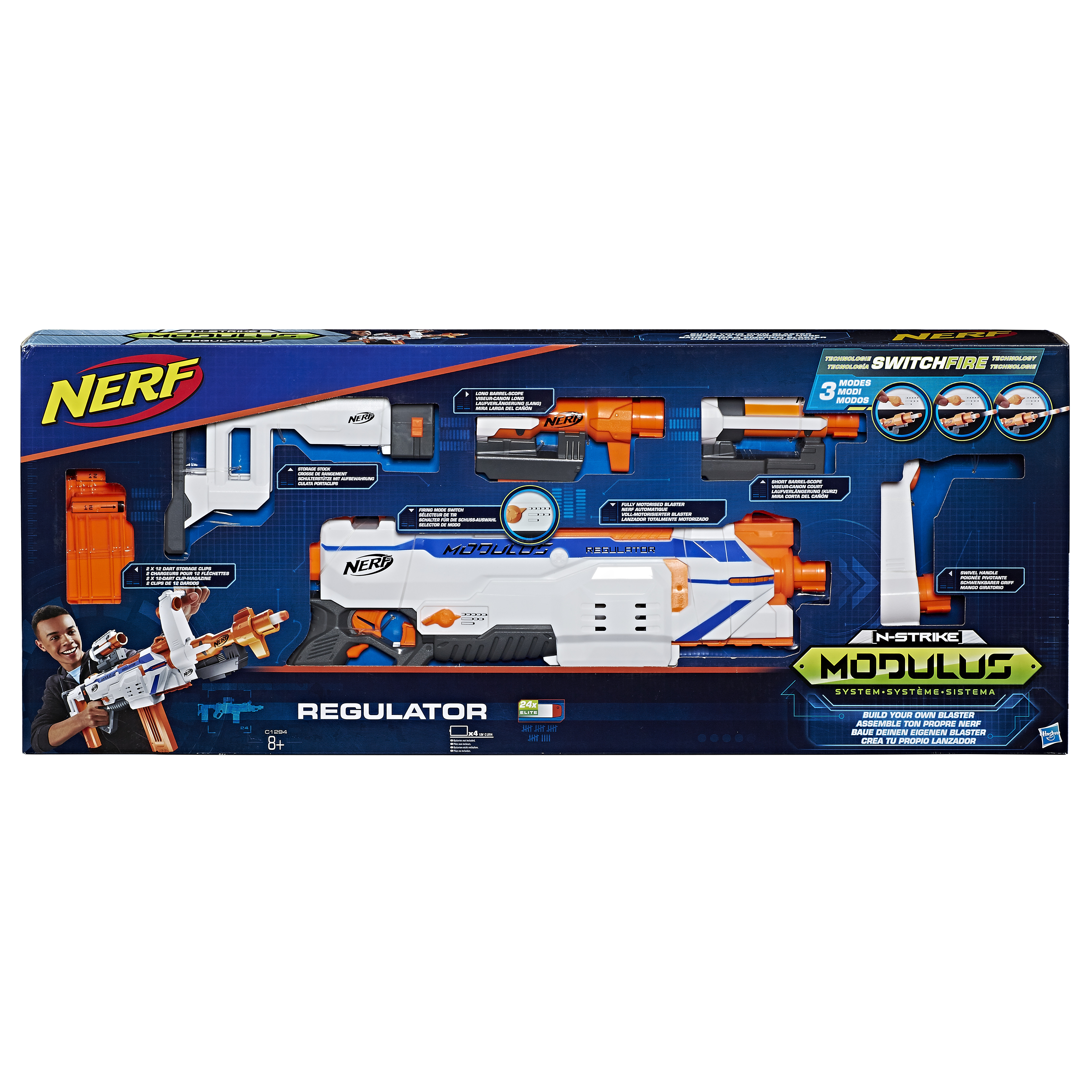 HASBRO Nerf N-Strike Modulus Regulator Spielzeugblaster Mehrfarbig