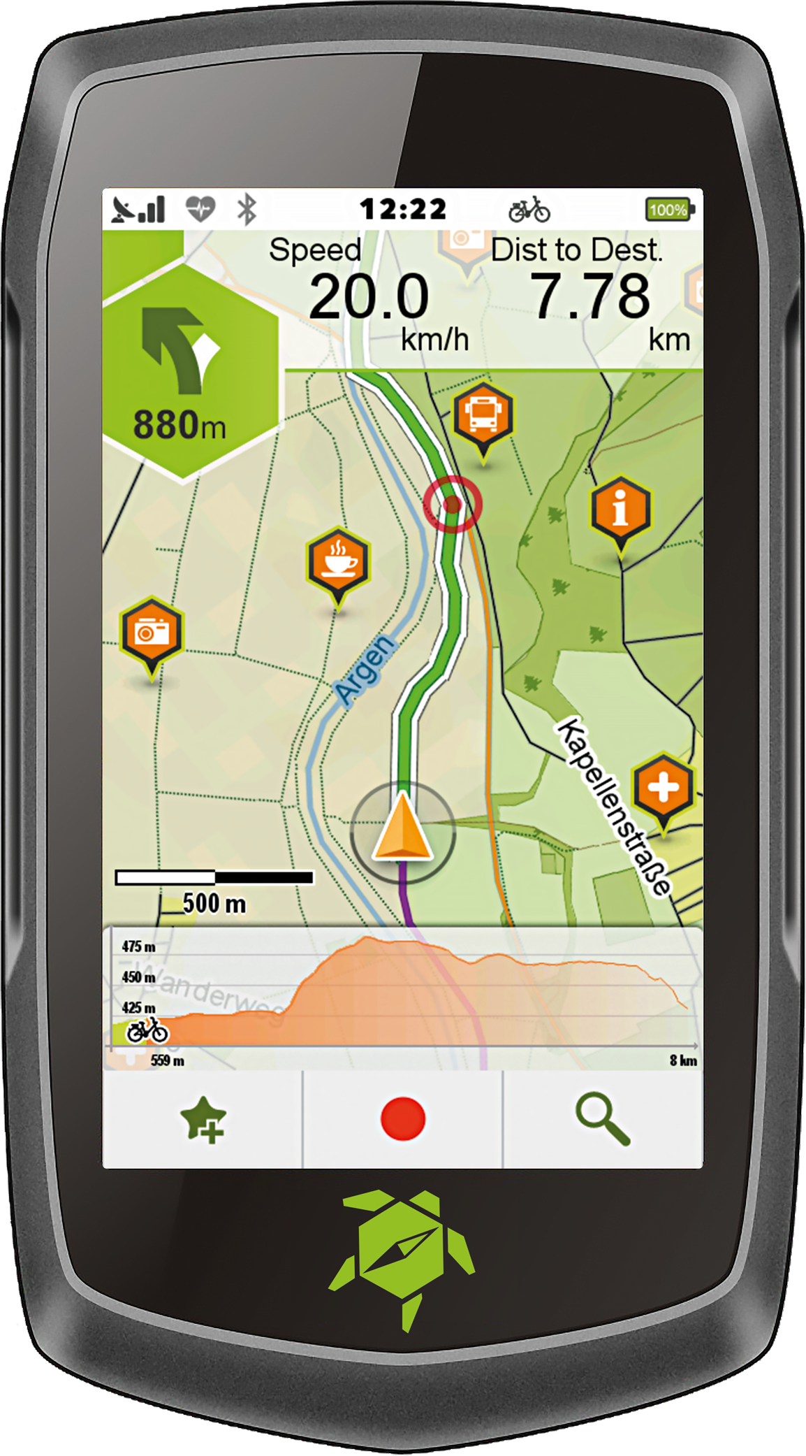 TEASI TEASI ONE⁴ - Outdoor-Navigationsgerät + Tahuna Tasche