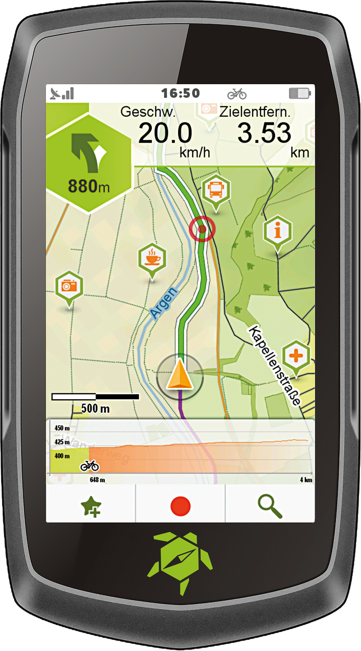 TEASI TEASI ONE⁴ - Outdoor-Navigationsgerät + Tahuna Tasche