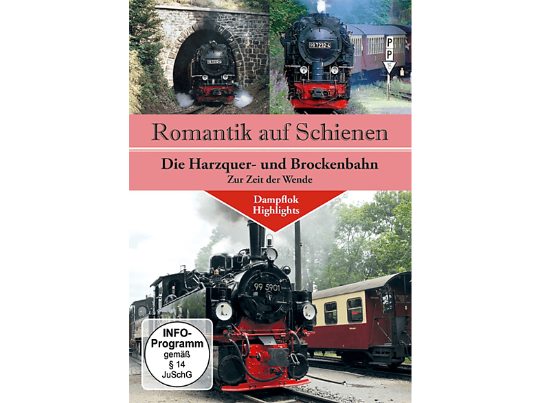 Die Brockenba Auf DVD Harzquer-Und Schienen: Romantik