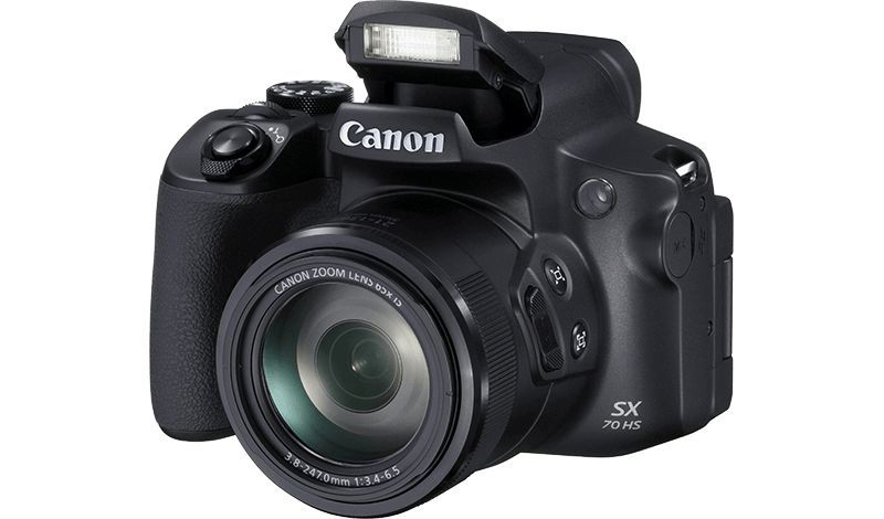 CANON PowerShot SX70 HS Bridgekamera Schwarz, 65fach opt. Zoom, LCD (TFT), WLAN