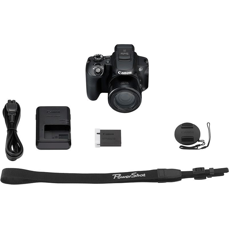 CANON PowerShot SX70 HS Bridgekamera Schwarz, 65fach opt. Zoom, LCD (TFT), WLAN
