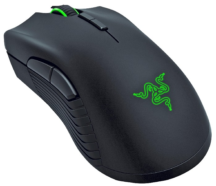 Ratón gaming - Razer Mamba Wireless, 50 horas, AFT, 7 botones, Retroiluminado, Negro