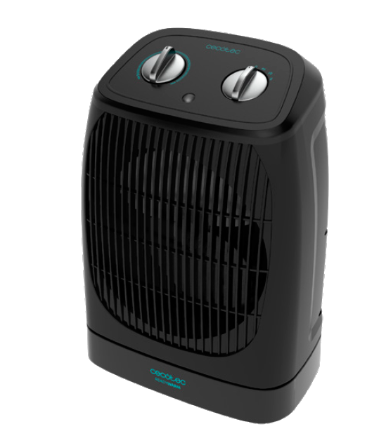 Calefactor - Cecotec Ready Warm 9550 Force Rotate, Termoventilador vertical