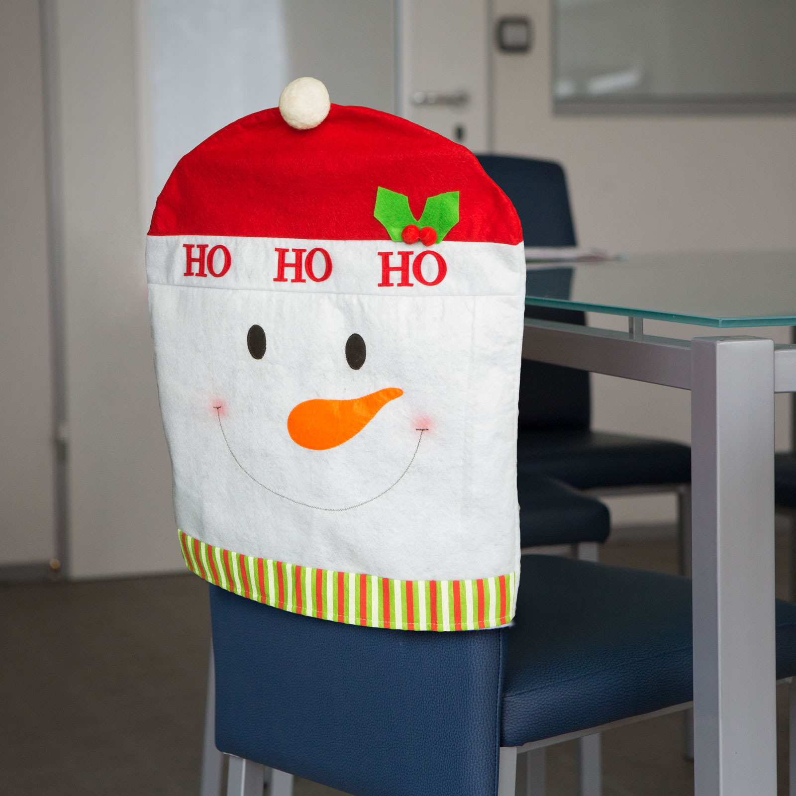 FAMILY CHRISTMAS 55926C Székdekor, hóember