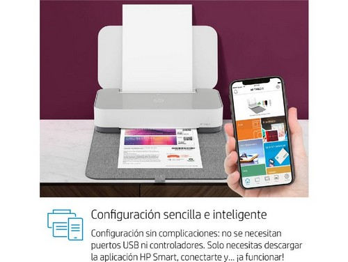 Impresora multifunción - HP Tango X, Color, 8 ppm, Wifi, Compatible con HP Instant Ink