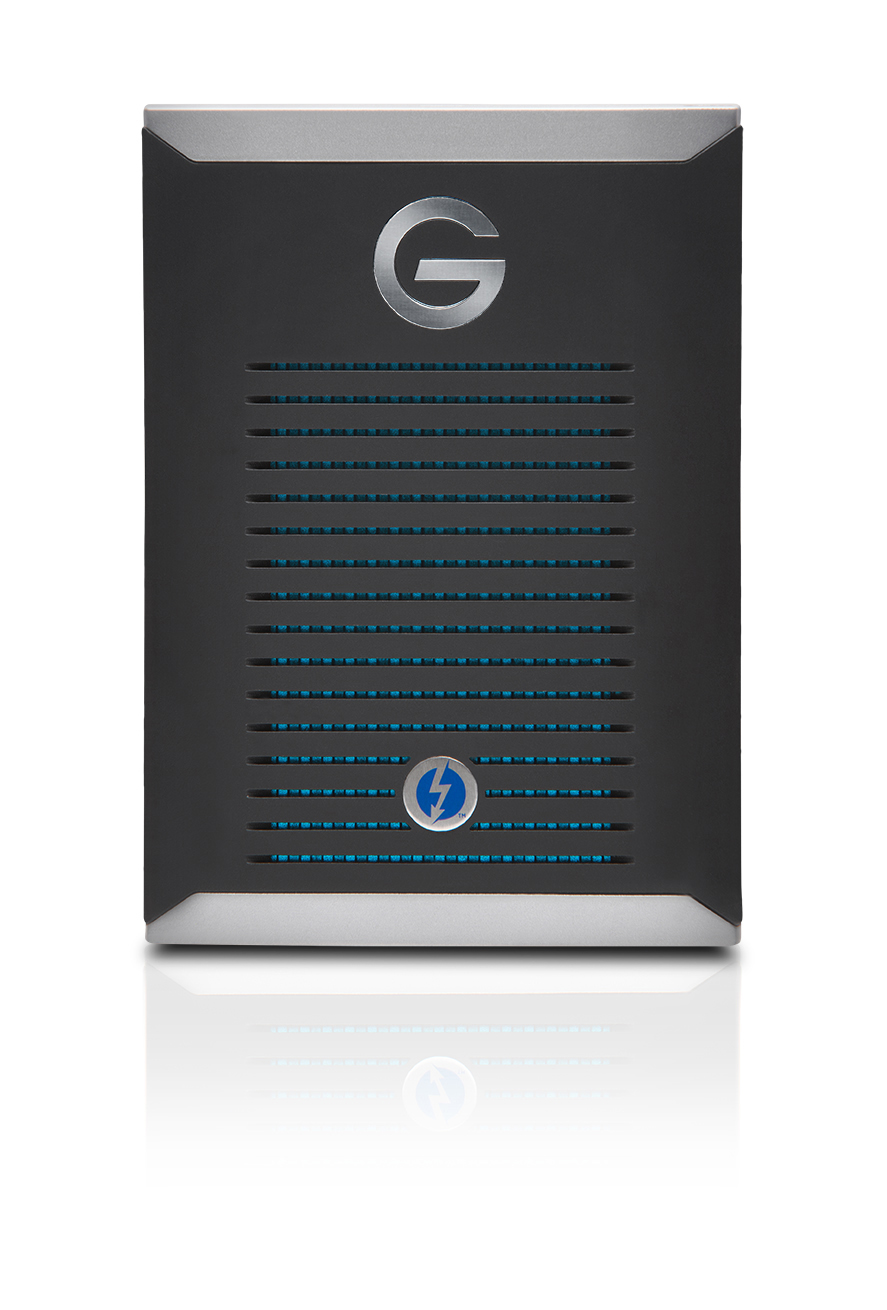 G-TECHNOLOGY G-DRIVE™ mit  Thunderbolt™ 3 Festplatte, 1 TB SSD, 2,5 Zoll, extern, Schwarz
