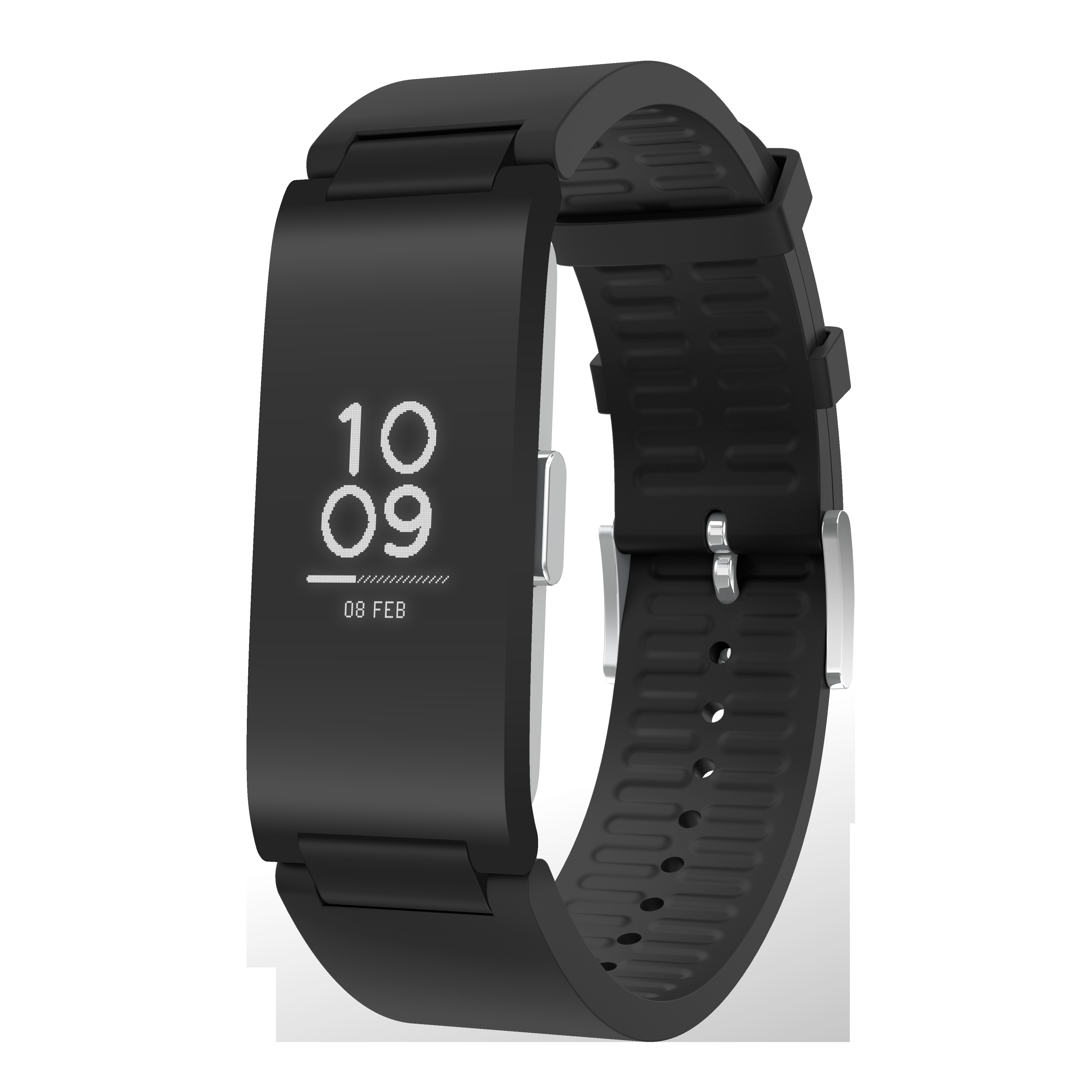 WITHINGS Pulse HR Fitnesstracker Gehäuse-Unterseite aus Edelstahl 316L,  Gehäuse-Vorderseite aus gehärtetem Polycarbonat, eloxiertes Aluminumgelenk 