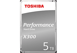 TOSHIBA X300 - Festplatte (HDD, 5 TB, Schwarz)