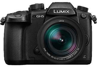 PANASONIC LUMIX G DC-GH5 + LUMIX G H-ES12060 - Systemkamera Schwarz