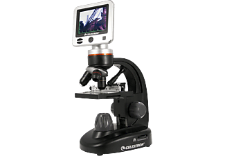 CELESTRON LCD Digital Microscope II - Microscopio LCD (Nero/Argento)