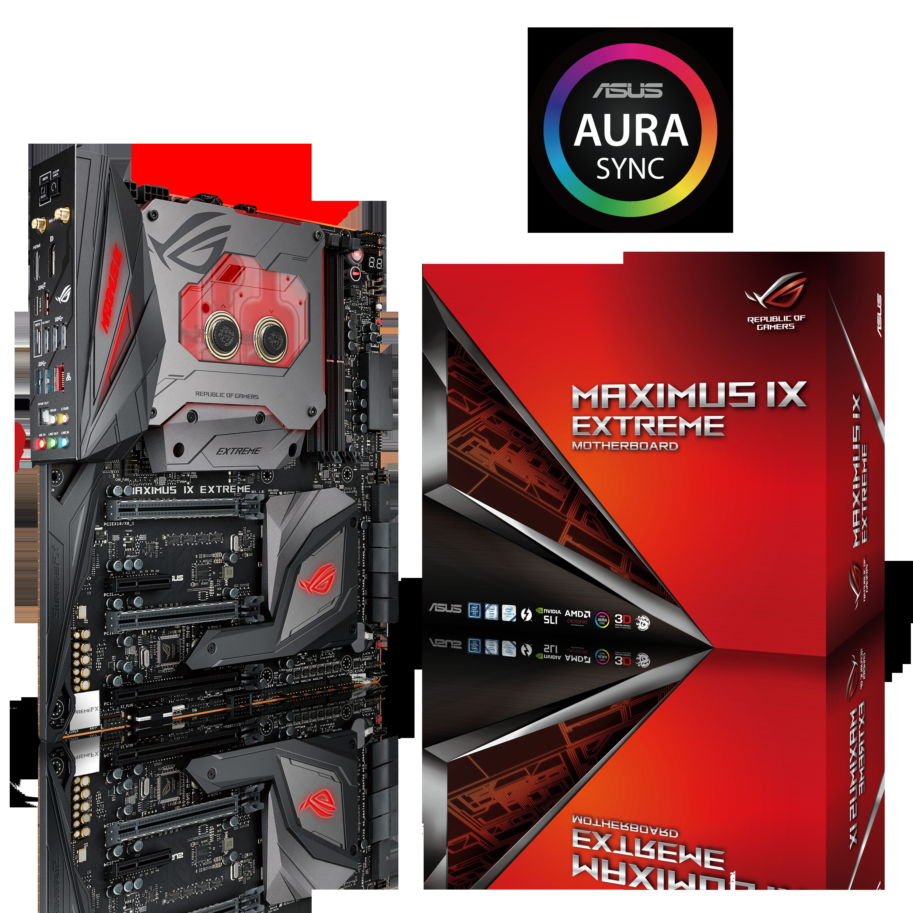 ASUS ROG Maximus IX Extreme Mainboard Schwarz