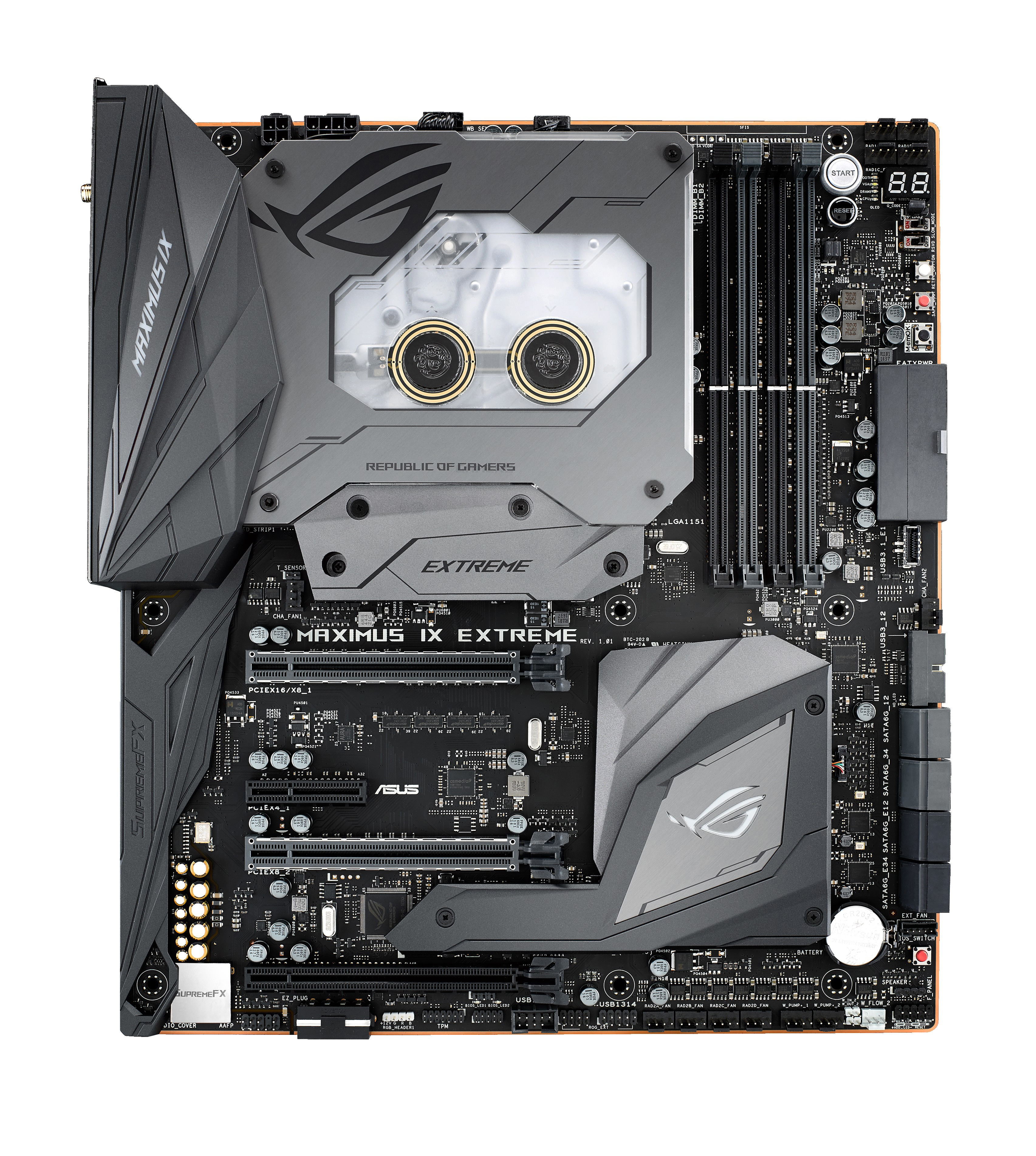 ASUS ROG Maximus IX Extreme Mainboard Schwarz