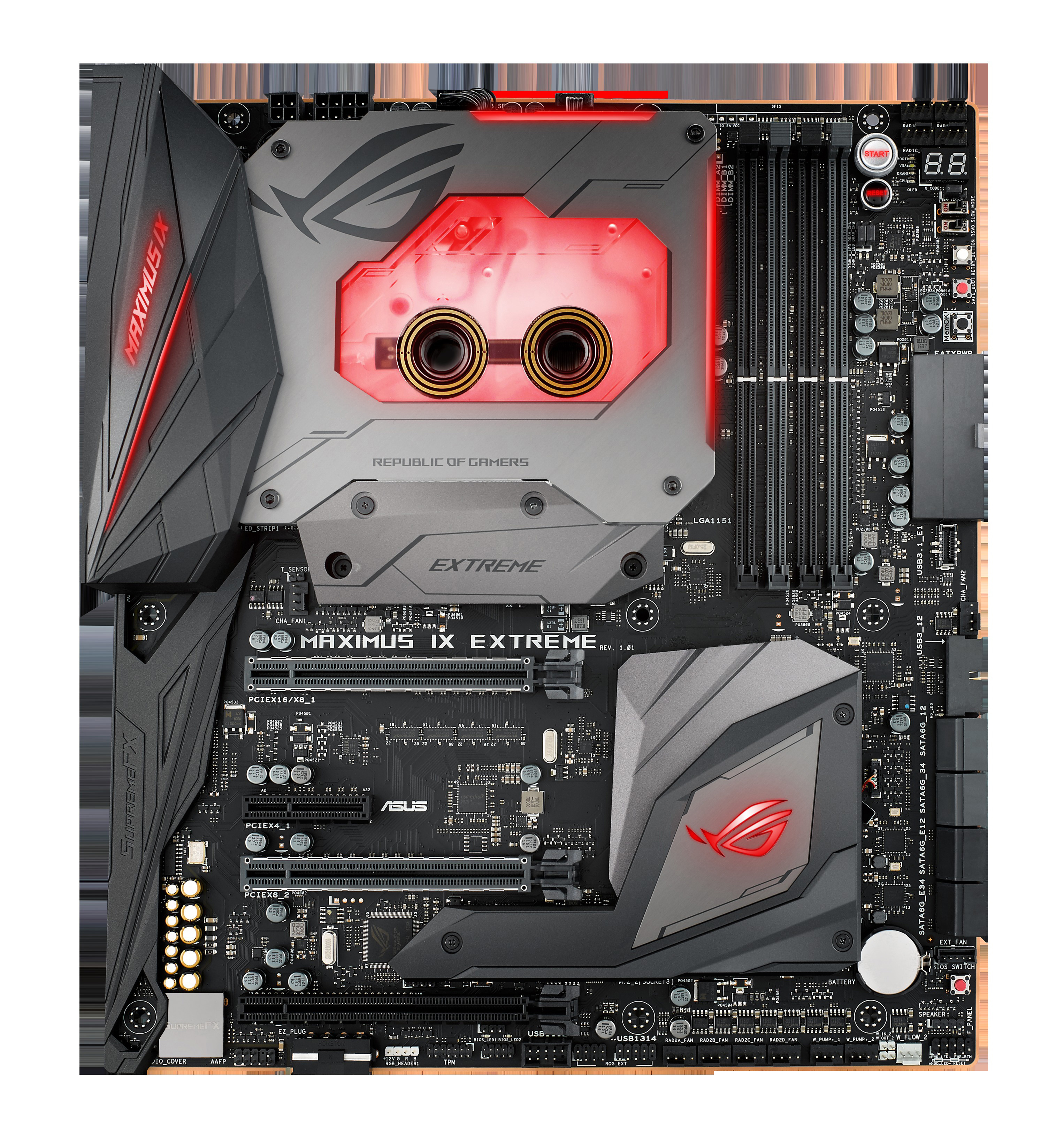ASUS ROG Maximus IX Extreme Mainboard Schwarz