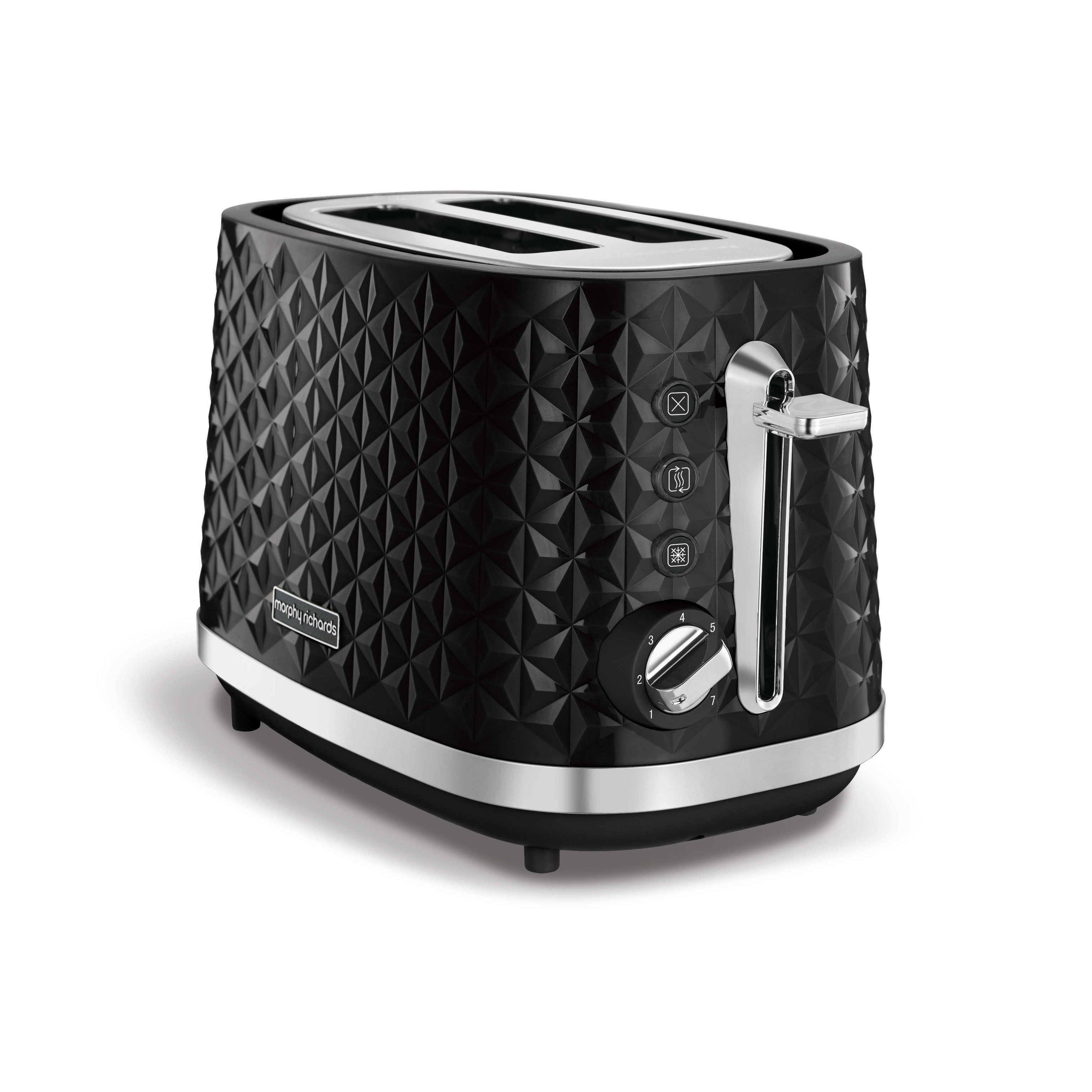 MORPHY RICHARDS 228311 EE Vector Toaster Schwarz (900 Watt, Schlitze: 2)