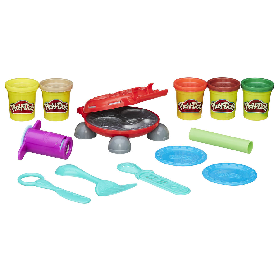 PLAY-DOH Play-Doh Burger Party Knete, Mehrfarbig