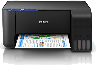 EPSON EcoTank L3111 Yazıcı+Tarayıcı+Fotokopi Mürekkep Püskürtmeli Yazıcı Siyah