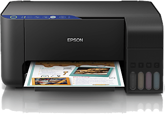 EPSON EcoTank L3151 Yazıcı+Tarayıcı+Fotokopi+Wi-Fi Direct Mürekkep Püskürtmeli Yazıcı Siyah