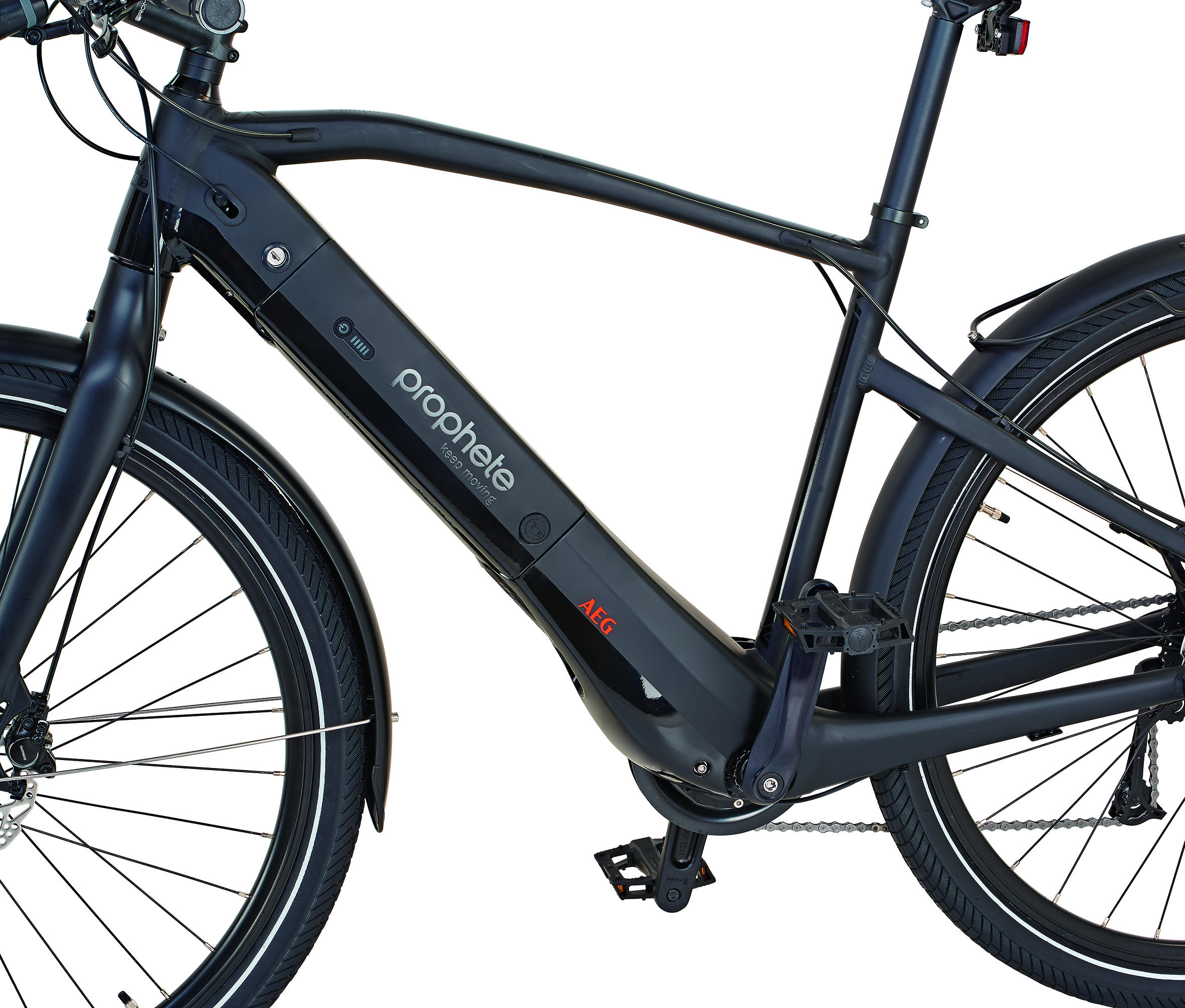 PROPHETE GENIESSER e3.0 Trekkingrad (Laufradgröße: 28 Zoll, Rahmenhöhe: 50 cm, Herren-Rad, 403 Wh, Schwarz)