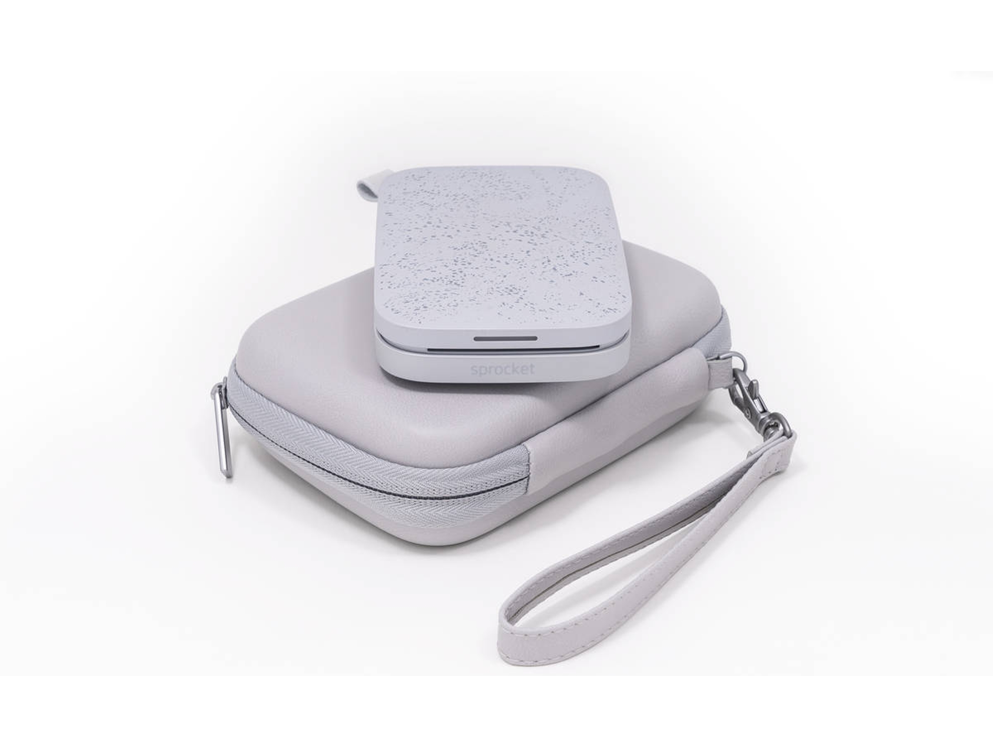 Pack Impresora fotográfica - HP Sprocket Perla + Funda + Tira luces LED