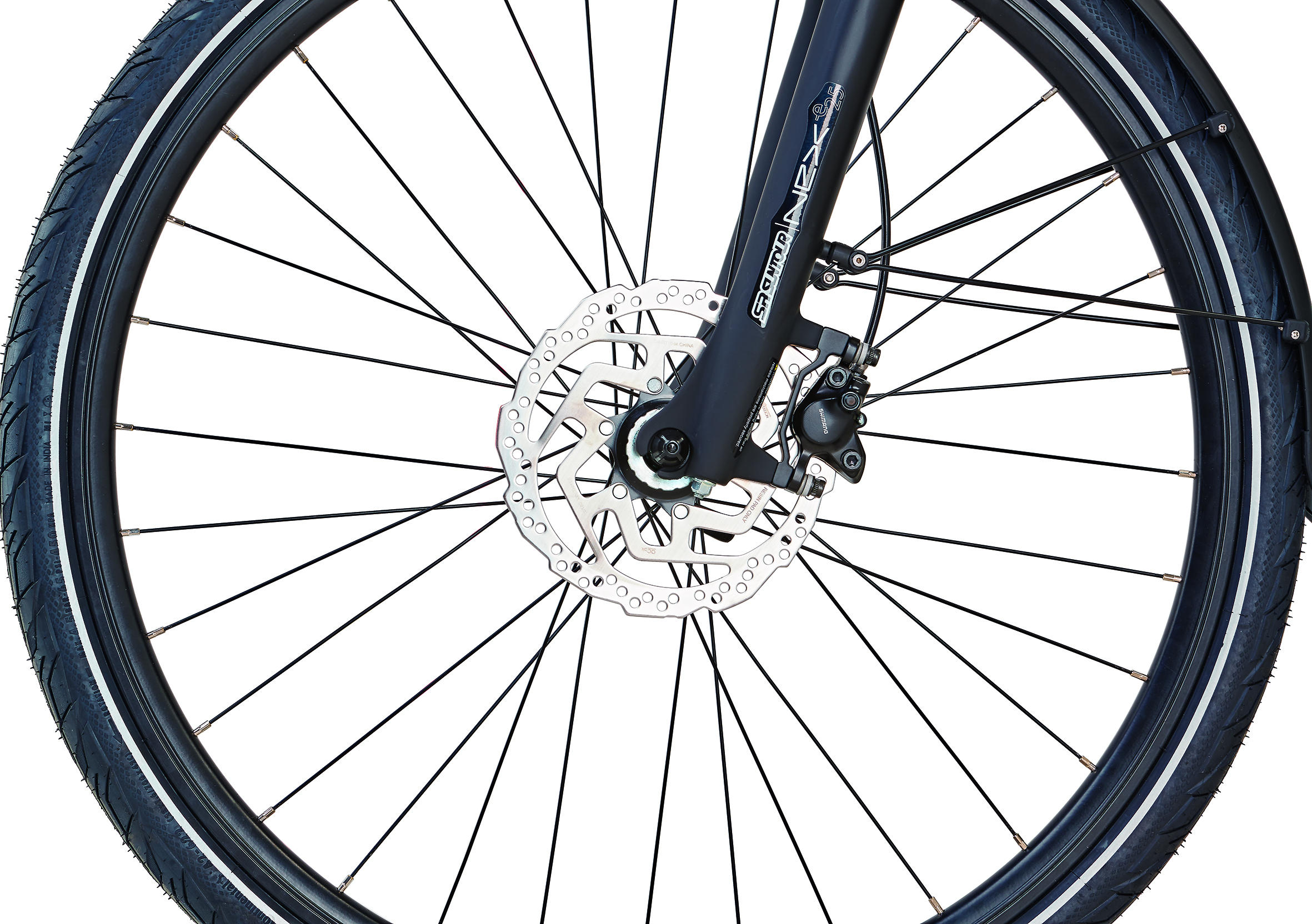 PROPHETE ENTDECKER Sport Damen Trekkingrad (Laufradgröße: 28 Zoll, Rahmenhöhe: 52 cm, Damen-Rad, 576 Wh, Schwarz)