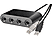 SOFTWARE PYRAMIDE Switchadapter für Gamecubecontroller - Switchadapter (Schwarz)