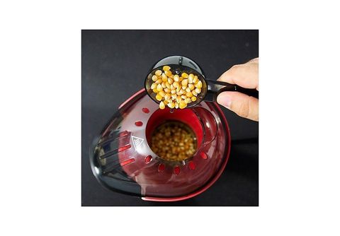 Palomitero  Cecotec Fun&Taste P'Corn Easy, 1200 W, Sistema por aire  caliente, 80 g Palomitas, 3 Minutos, Rojo