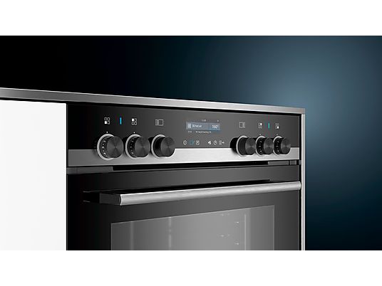 SIEMENS HE579GBS6 - Einbauherd & Backofen (Edelstahl/Schwarz)