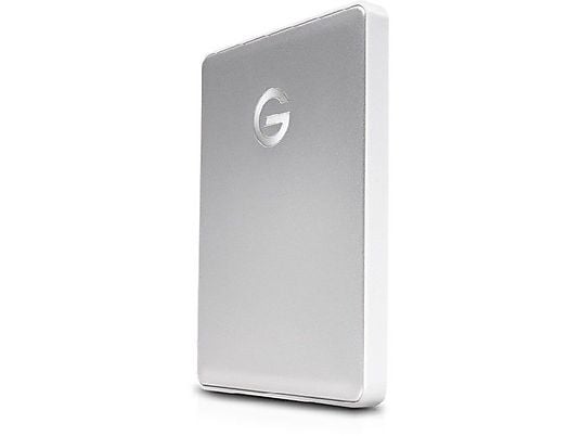 Disco duro 1TB - G-Technology G-Drive Mobile, 1TB, 2.5", USB-C, Plata