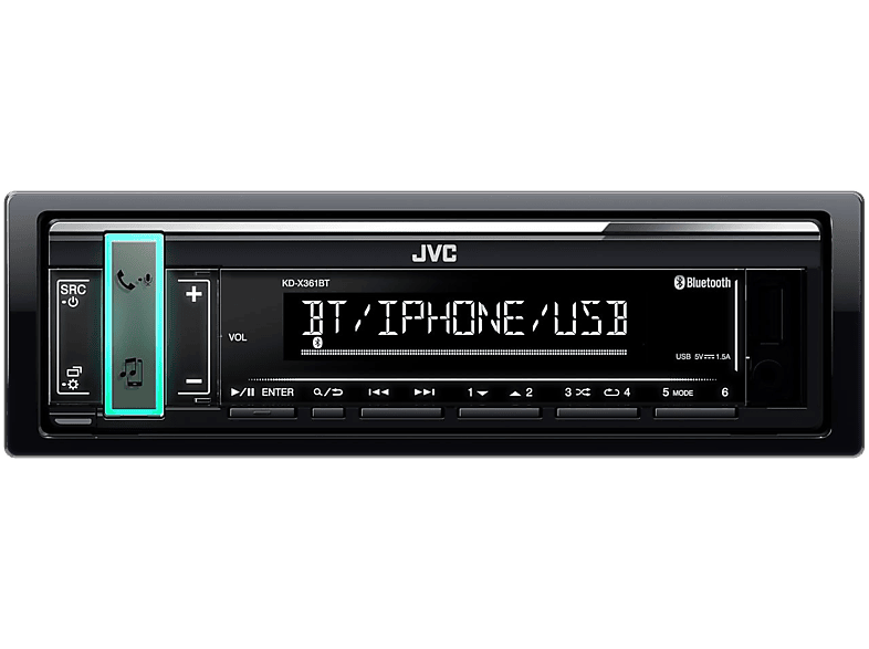 JVC Bluetooth USB-autoradio (KD-X361BT)