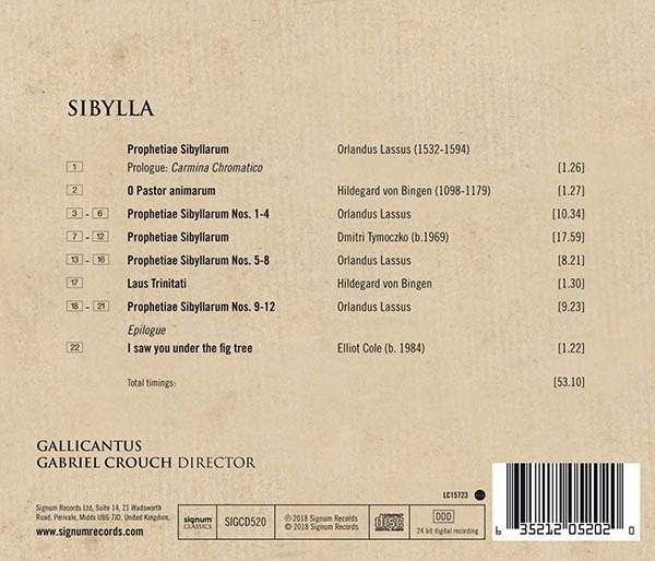 Gallicantus - Sibylla  - (CD)