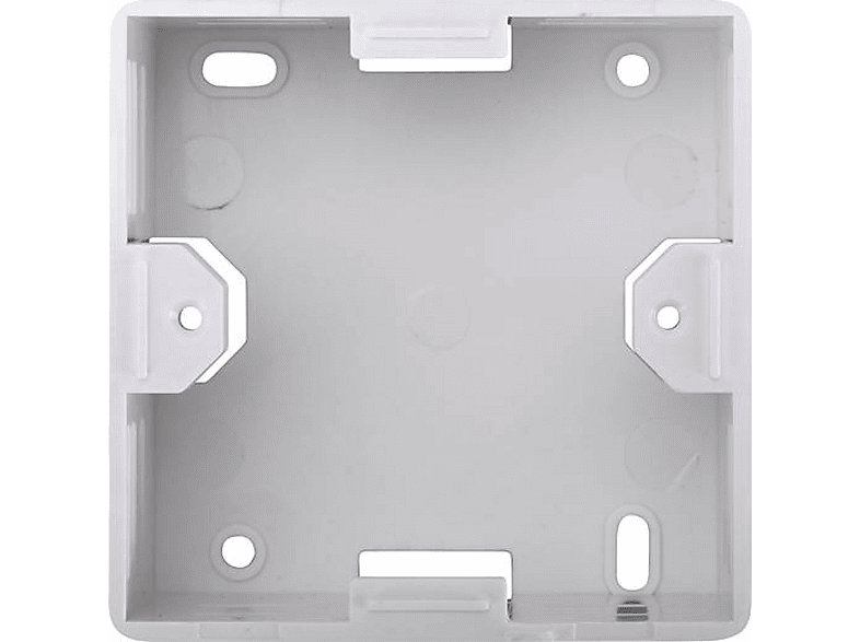DIGITUS Professional Aufputzrahmen für Keystone Leerdosen 80x80 mm, deutscher Typ; Netzwerk-Aufputzrahmen — Foto 2 von 2