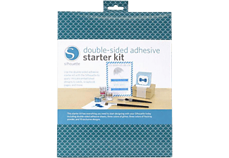 SILHOUETTE Double-Sided Adhesive Starter Kit - Papier autocollant (Multicouleur)