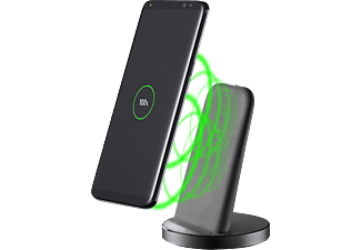 CELLULARLINE Wireless Fast Charger Stand - Chargeur sans fils (Noir)