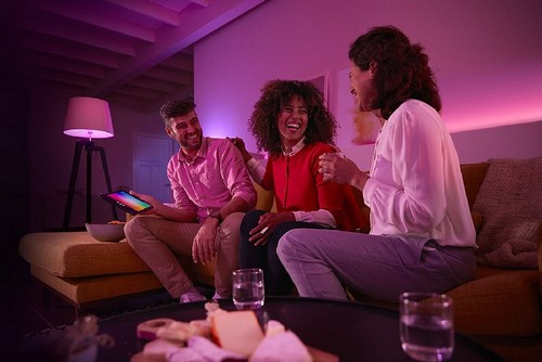 Pack 2 bombillas LED vela inteligentes E14 Philips Hue, Luz Blanca y de Color, Domótica