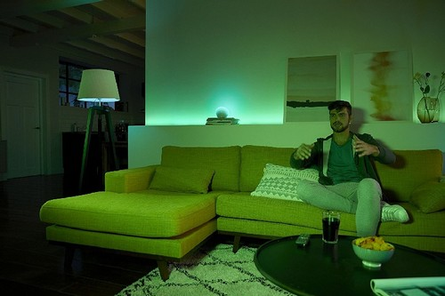 Pack 2 bombillas LED vela inteligentes E14 Philips Hue, Luz Blanca y de Color, Domótica