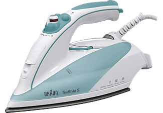 BRAUN TEXSTYLE 5 TS515 - Ferro a vapore (Bianco/Turchese)