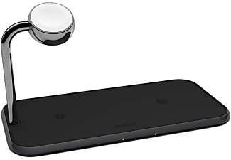 ZENS Aluminium vezeték nélküli okostelefon és okosóra (iOS) töltőállomás (ZEDC05B/00)
