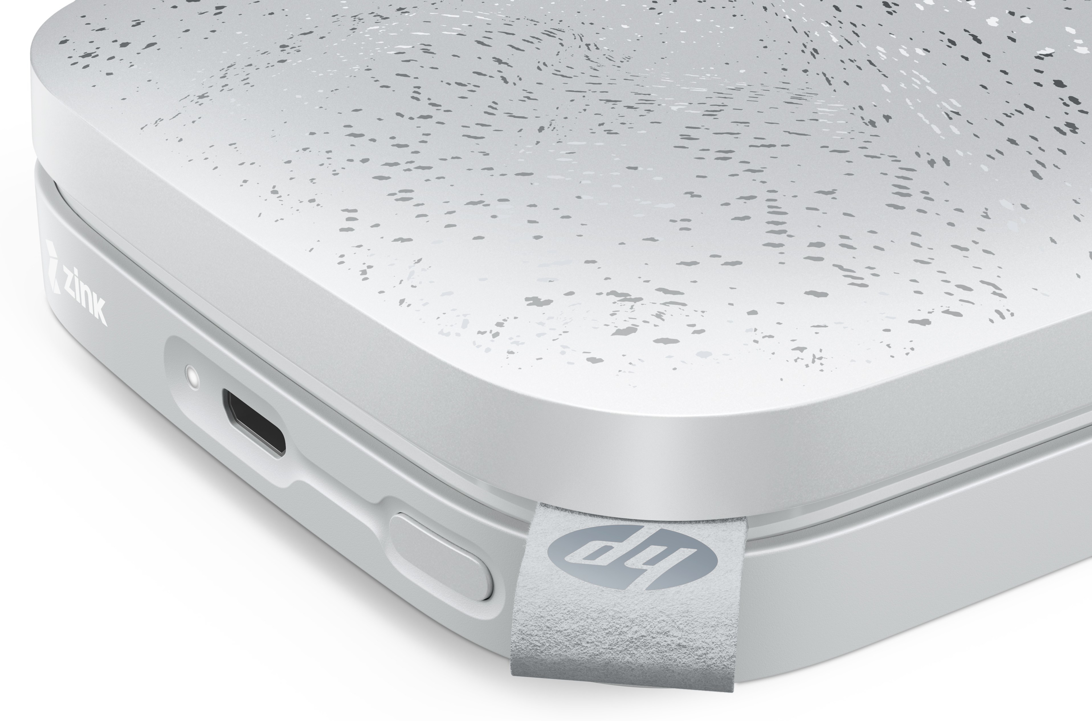 Pack Impresora fotográfica - HP Sprocket Perla + Funda + Tira luces LED