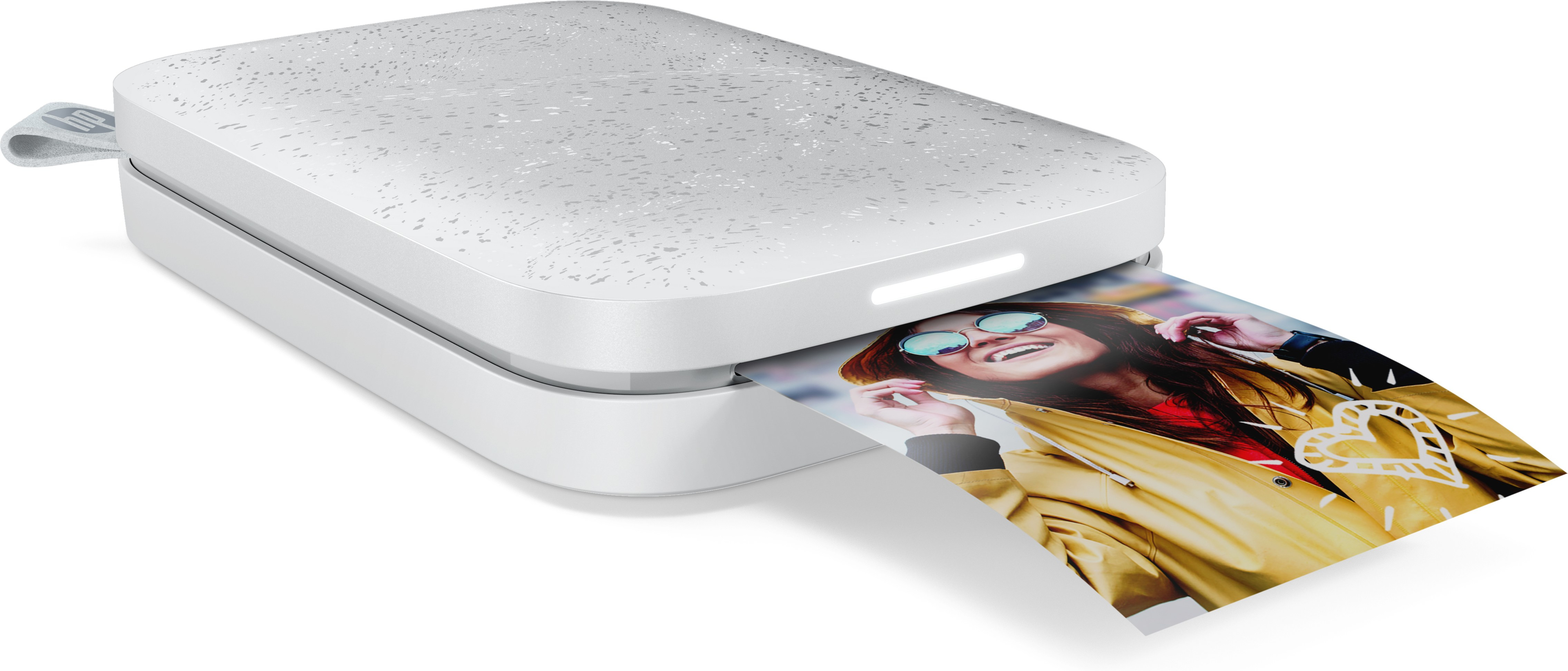 Pack Impresora fotográfica - HP Sprocket Perla + Funda + Tira luces LED