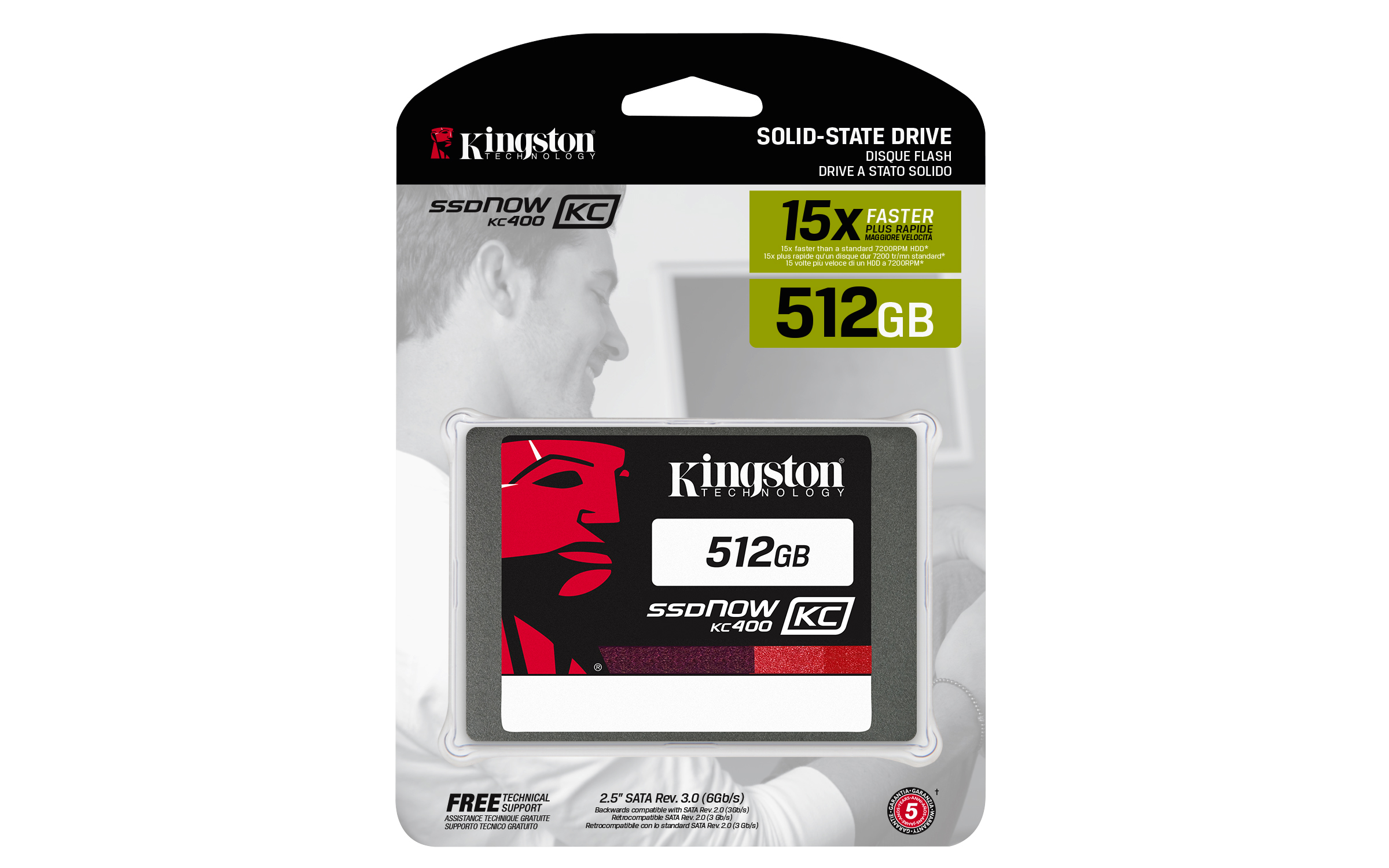 KINGSTON 512GB SSDNow KC400 SSD SATA 3 2.5 inç Dahili SSD