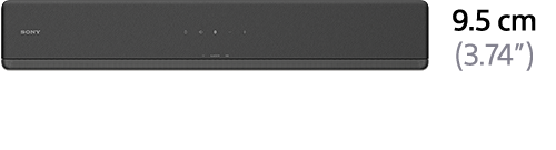 SONY HT-SF200, Subwoofer integriert, Soundbar, Schwarz