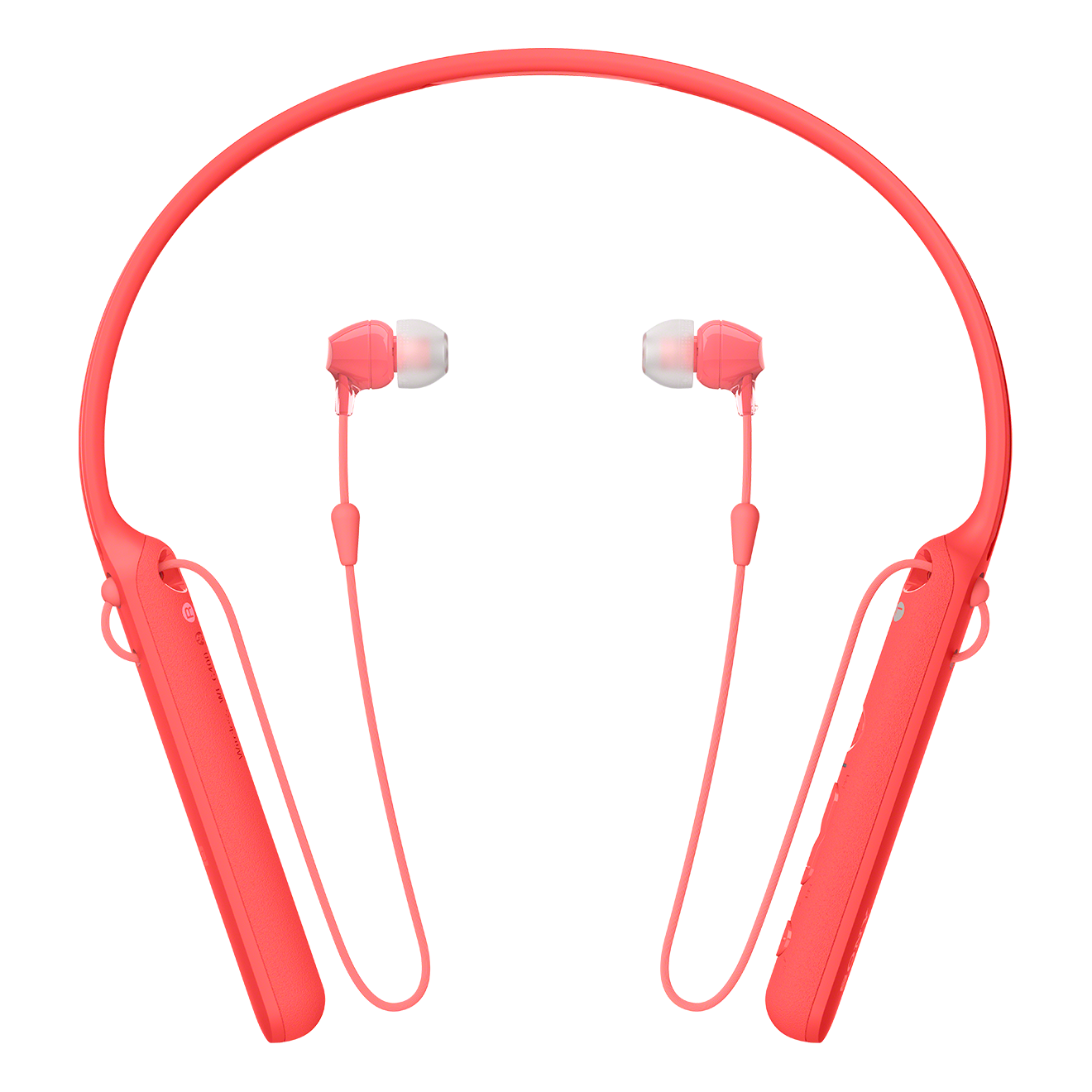 SONY WI-C400, Neckband Kopfhörer Bluetooth Rot