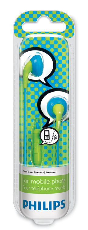 PHILIPS She2675Bg/10 Kulakiçi Kulaklık Yeşil/Mavi