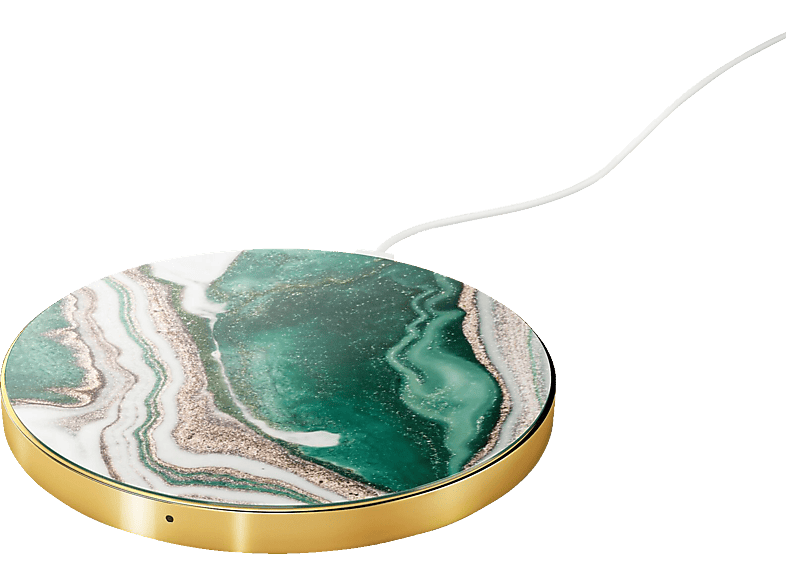 IDEAL OF Jade SWEDEN induktive ladestation, Golden Grün/Gold Marble