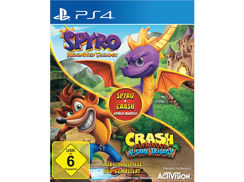 Spyro + Crash Remastered SpieleBundle [PlayStation 4
