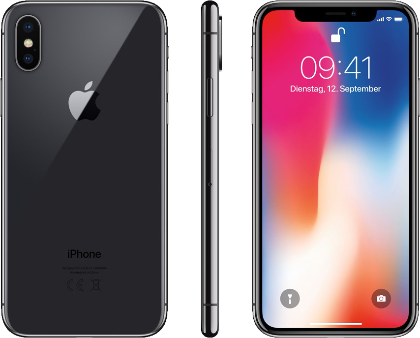 APPLE iPhone X - Smartphone (5.8 ", 64 GB, Gris sidéral)