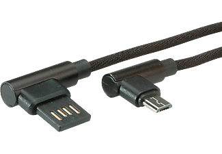 ROLINE USB Kabel - Adapterkabel, 1.8 m, 480 MBit/s, Schwarz