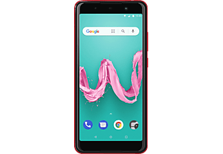 WIKO Lenny 5 - Smartphone (5.7 ", 16 GB, Rosso ciliegia)