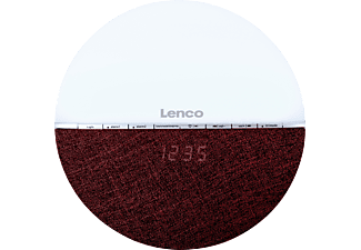 LENCO CRW-4 - Radiowecker (FM, Burgundy)